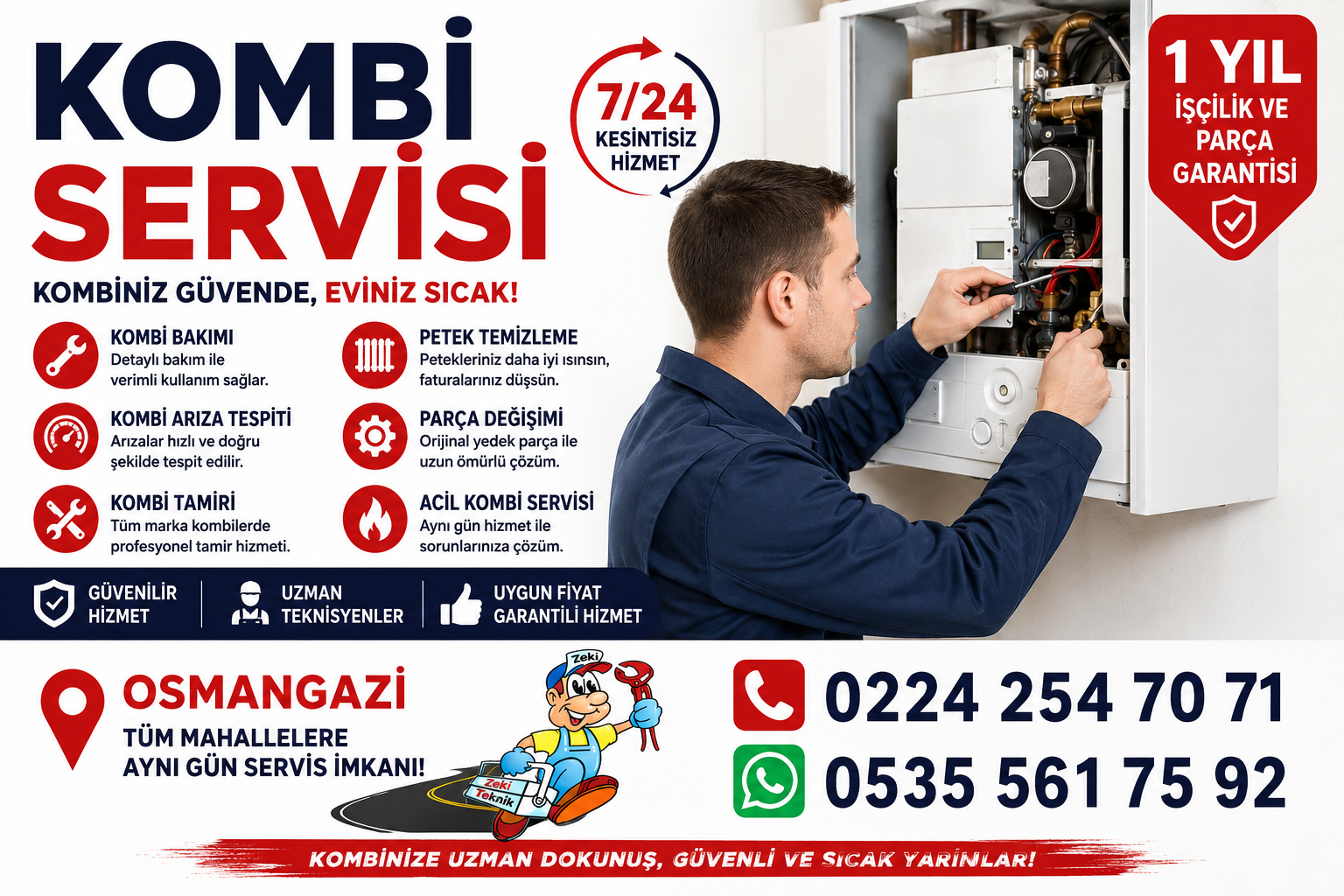 Osmangazi Kombi Tamircileri